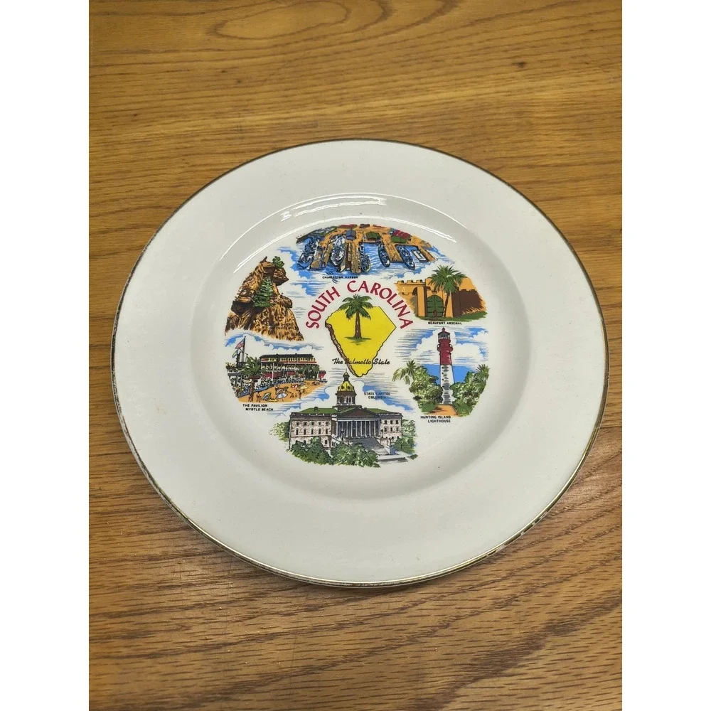 South Carolina Collector's‎ Plate SC History Plate, Palmetto State-9